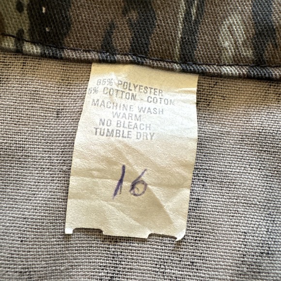 Vintage Realtree Camo Jacket Youth L Hunting Field 90s Kids USA Chore Barn - Picture 3 of 7